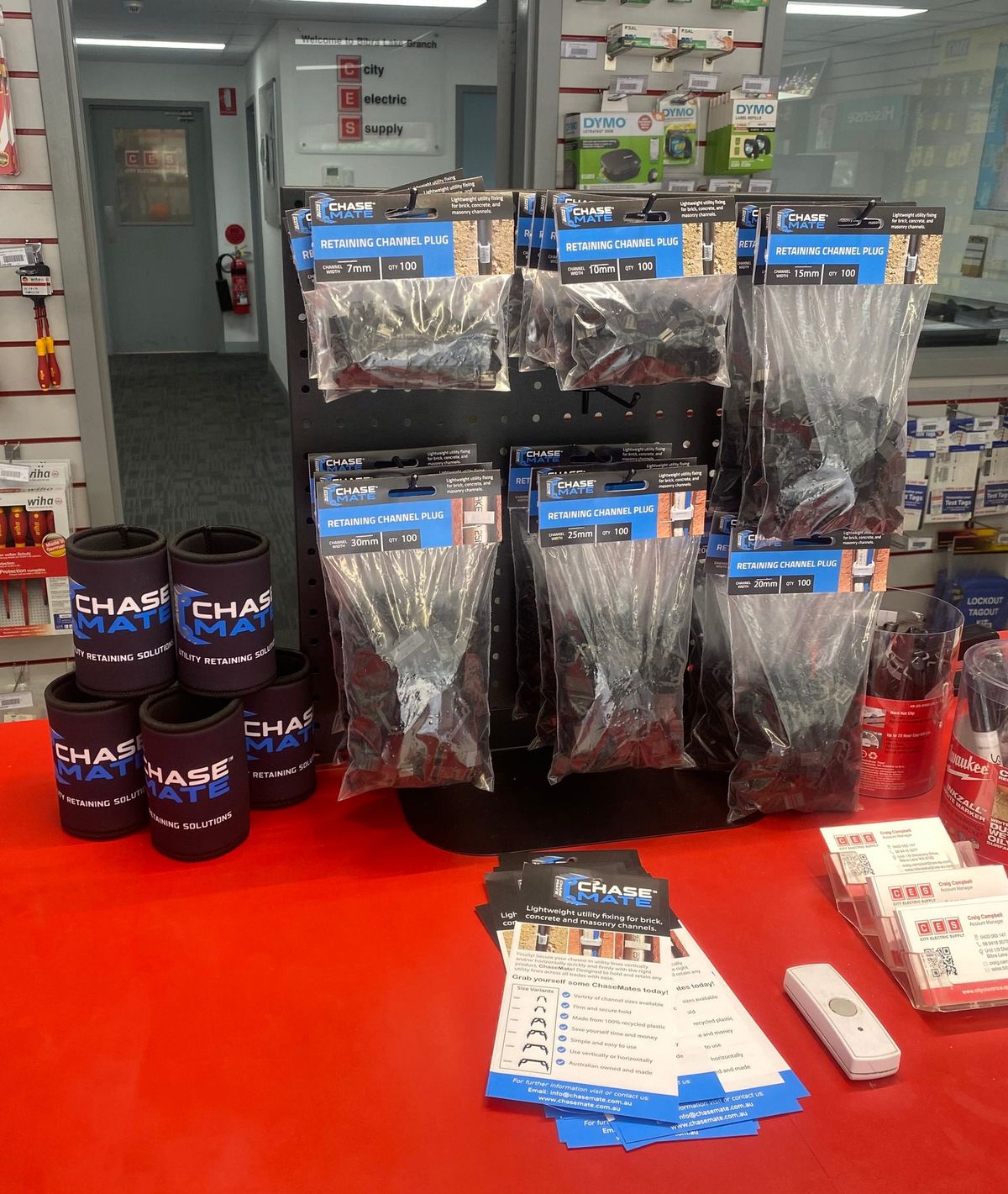 ChaseMate starter pack on a retail counter